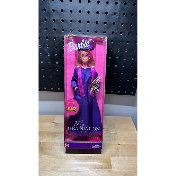 Mattel Other - Mattel Barbie My Graduation 2003 Doll Purple Gown Mortarboard 56522 NIB